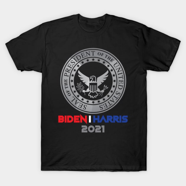 Biden-Harris 2021 Seal T-Shirt by UnOfficialThreads